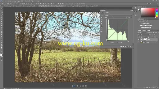 PS中人物角色曲线调色实例训练视频教程 UDEMY MASTERING CURVES IN PHOTOSHOP CC的图片2