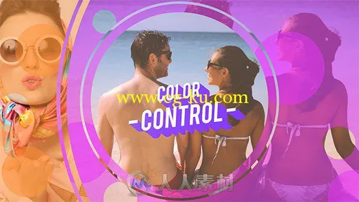 时尚明亮的幻灯片相册动画AE模板 Videohive Bright Slideshow 17706371的图片3