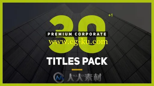 企业公司高级标题动画AE模板Videohive 30+1 Premium Corporate TitlesPack 18526683的图片1