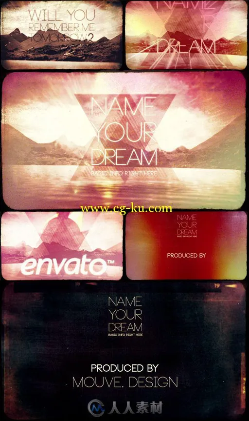 时尚霓虹线条幻灯片影视片头AE模板Videohive Openings 001 Name Your Dream 1934...的图片1