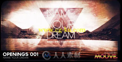 时尚霓虹线条幻灯片影视片头AE模板Videohive Openings 001 Name Your Dream 1934...的图片2