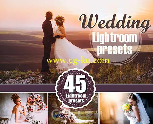 45款新婚纱照表现lightroom预设CM - 45 bride wedding Lightroom Presets 716120的图片2