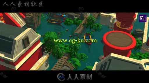 卡通的国度幻想环境模型Unity3D素材资源的图片3