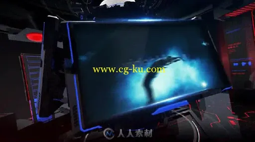 酷炫科技展示视频幻灯片影视片头AE模板 Videohive Velocity 3D Display 8790029的图片5