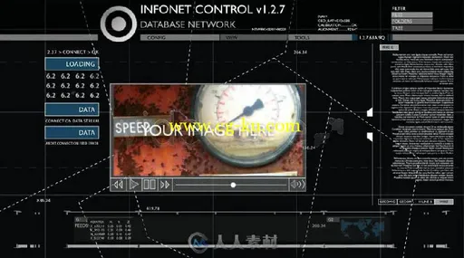 高级计算机移动显示视频影视片头AE模板Videohive Advanced Computer Interface97419的图片3