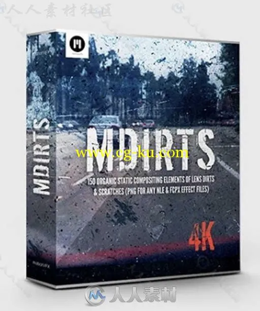 4K瑕疵镜头背景氛围渲染通道纹理素材合辑 MOTIONVFX MDIRTS 4K的图片1