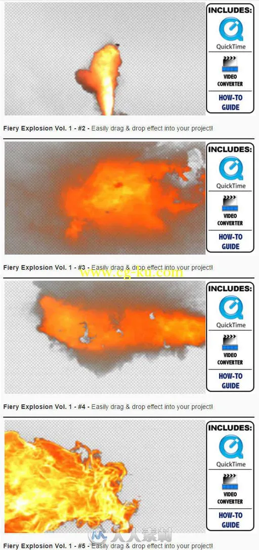 真实火焰特效带通道是视频素材合辑 FOOTAGEFIRM FIERY EXPLOSIONS VOL.1 SPECIAL E...的图片1