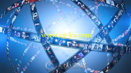 时尚创意胶卷胶片影视片头AE模板 Videohive Film Reel Promo 16530371的图片1