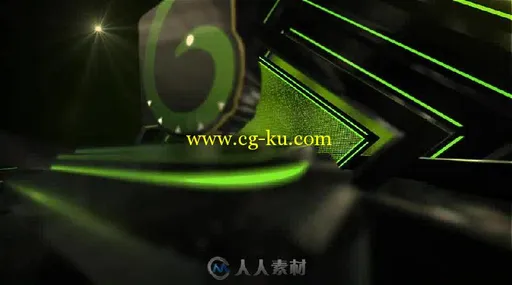 时尚舞台3D标志标题动画AE模板 Videohive LED Studio Logo 6474892的图片2