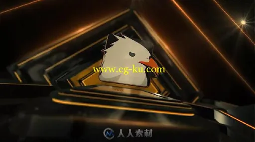 时尚舞台3D标志标题动画AE模板 Videohive LED Studio Logo 6474892的图片3