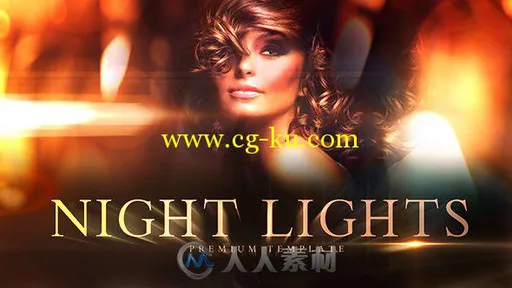 优雅的夜晚烛光照片幻灯片相册动画AE模板 Videohive Night Lights 18617305的图片1