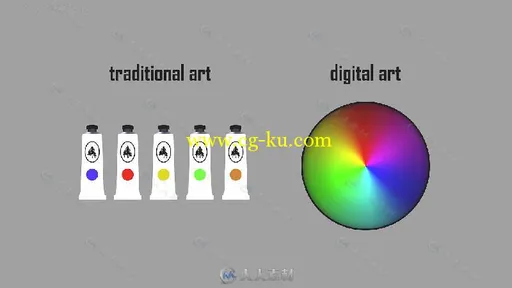 数字绘画色彩基础原理训练视频教程 TUTSPLUS A QUICK GUIDE TO COLOR IN DIGITAL P...的图片3