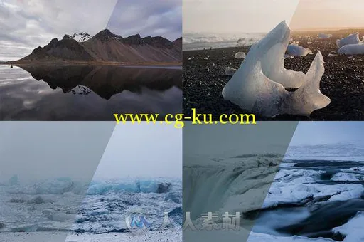 50款冬季冰雪照片调色lightroom预设Iceland - Winter Edition的图片1