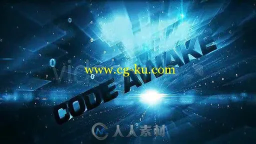 超酷科技代码展示视频影视片头AE模板 Videohive Code Awake 170691的图片4