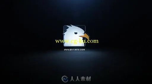 三维像素方块粒子快速汇聚形成标志AE模板Videohive Pixel Cube Logo Reveal 18722...的图片3