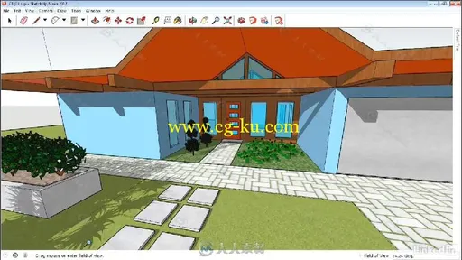 SketchUp 2017全面核心训练视频教程 SketchUp 2017 Essential Training的图片1