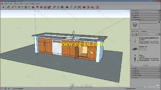 SketchUp 2017全面核心训练视频教程 SketchUp 2017 Essential Training的图片2