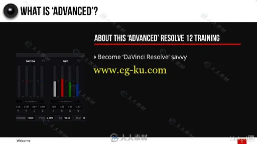 DaVinci达芬奇12高级色彩分级技术视频教程更新版 DaVinci Resolve 12 Advanced Col...的图片1