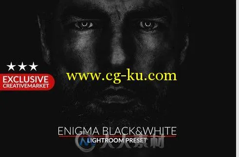 迷之黑与白照片调色lightroom预设Enigma Black&White Lightroom Presets的图片3