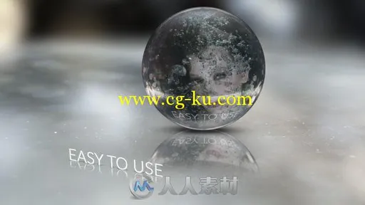 晶莹剔透水晶球显示照片幻灯片相册动画AE模板Videohive Glass Orb Slideshow 1080...的图片3