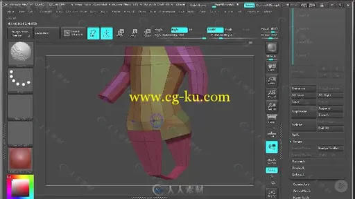 ZBrush中ZModeler角色制作工作流程视频教程 PLURALSIGHT ZMODELER CHARACTER WORKF...的图片3