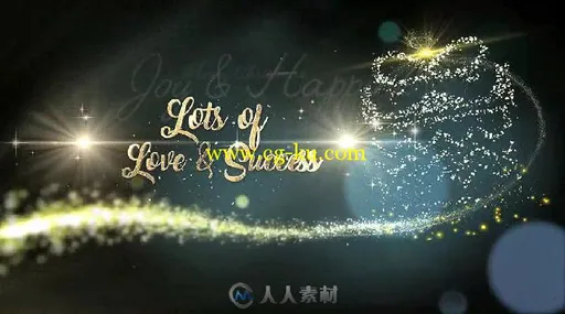 美丽的粒子画笔圣诞节幻灯片AE模板 Videohive Christmas 18766728的图片3