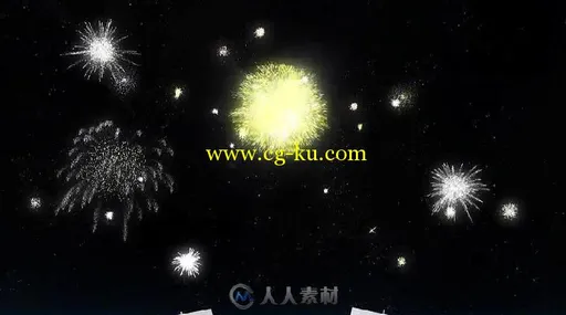 创意新年烟花燃烧标志显示LOGO演绎AE模板 Videohive New Year with Bobby 97...的图片2