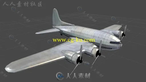 飞机热气球货物模型集合空中汽车模型Unity3D素材资源的图片1