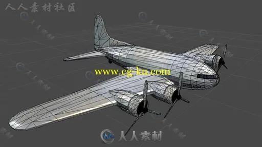 飞机热气球货物模型集合空中汽车模型Unity3D素材资源的图片8