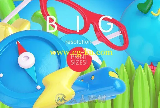 卡通风格旅游物品展示PSD模板Bright Travel Items Scene Generator的图片8