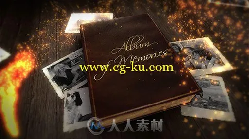 魔法书婚礼纪念相册AE模板 Videohive Album of memories andWedding book bund...的图片1