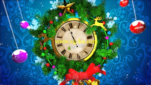 美丽的圣诞节倒计时幻灯片AE模板 Videohive Christmas Opener Countdown 18851307的图片4