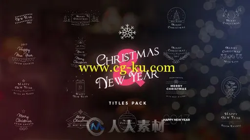 17款圣诞节新年标题动画AE模板Videohive 17 Christmas & New Year Titles 188...的图片2