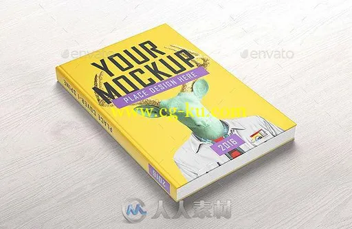 抽象动物风格书籍包装展示PSD模板graphicriver-17529485-book-cover-mockups的图片2