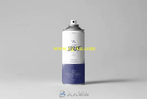 喷漆罐高清展示PSD模板graphicriver-17626758-spray-can-mockup的图片1