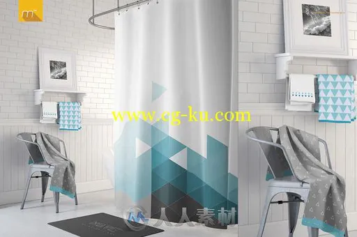 浴室场景展示PSD模板Bathroom Scene Mock-up 909652的图片2