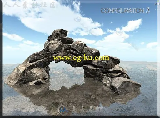 岩石风景环境模型Unity3D素材资源的图片1