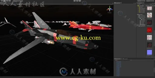 太空船太空车辆模型Unity3D素材资源的图片8