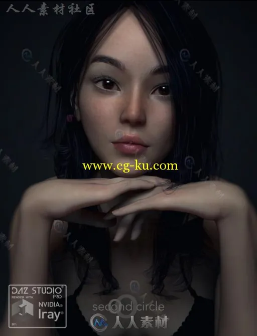 性感俏皮的美少女3D模型合辑的图片1