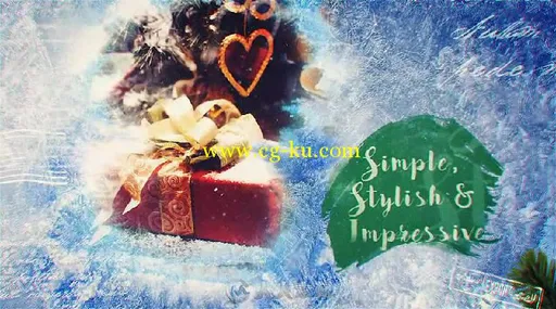 美丽时尚的圣诞节幻灯片相册动画AE模板 Videohive Christmas Slideshow 18739728的图片6