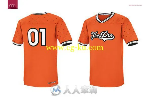 博爱球衣展示PSD模板Fraternity Jersey Mock-up的图片2