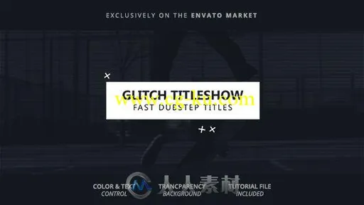 时尚帅气的故障标题动画AE模板 Videohive Glitch Titleshow 2 18770206的图片1