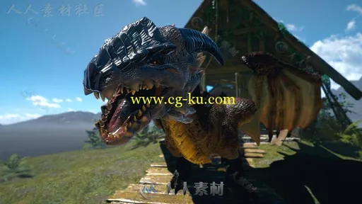 详细的龙软件包生物角色模型Unity3D素材资源的图片1