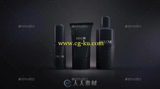 化妆品三件套套装展示PSD模板 Cosmetic Mock-up 2的图片7