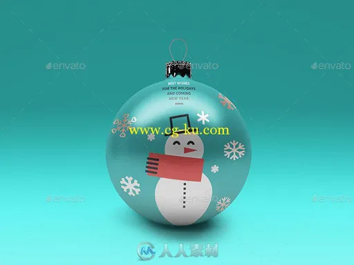 圣诞装饰球展示PSD模板Christmas Ball Mockups 13855446的图片1