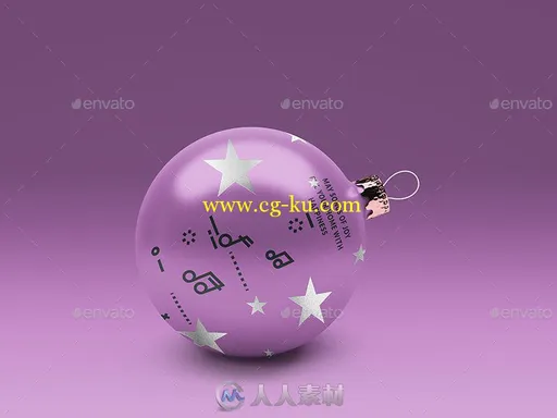 圣诞装饰球展示PSD模板Christmas Ball Mockups 13855446的图片4