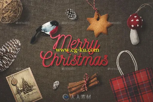 圣诞节物品平面展示PSD模板christmas-mockup-creator-13664788的图片7