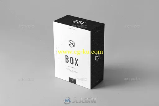 黑白盒子展示PSD模板box-mock-up-2-18631590的图片1