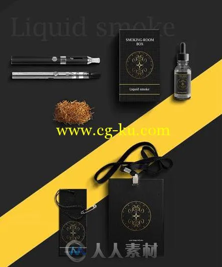 商务工作物品平面展示PSD模板Business.MockUp.PSD.Black.Corporate.Style.031116GX的图片3