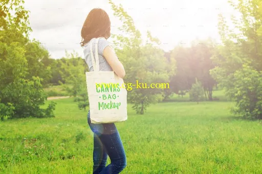 帆布包展示PSD模板canvas-bag-mockup-17158628的图片4